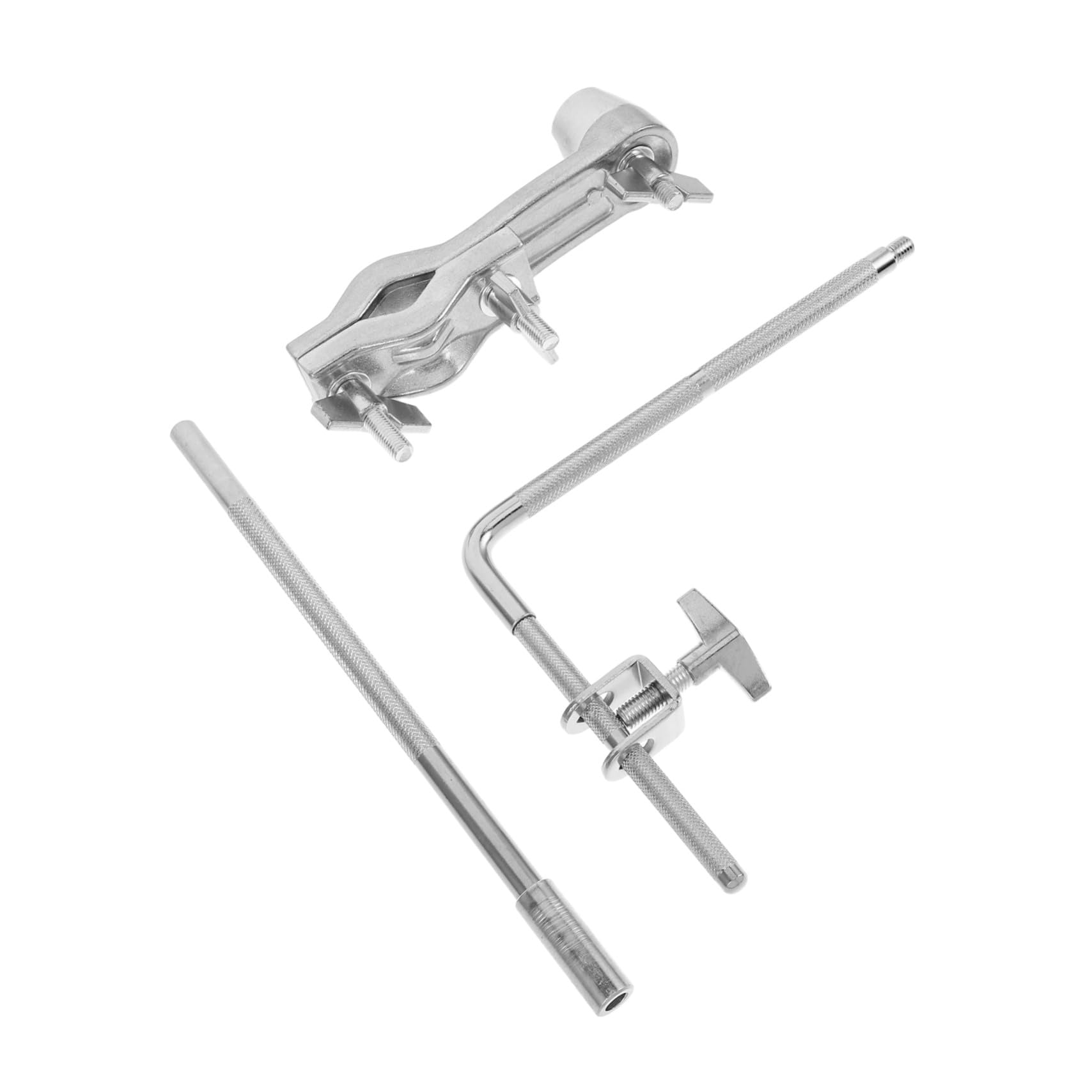 SUPVOX Supporto Per Batteria Jazz in Metallo Staffa Per Campanaccio Con Asta Morsetto Per Tom Clip Di Estensione Per Rack Per Batteria Accessorio Per Strumenti Percussione Per Studio e Li