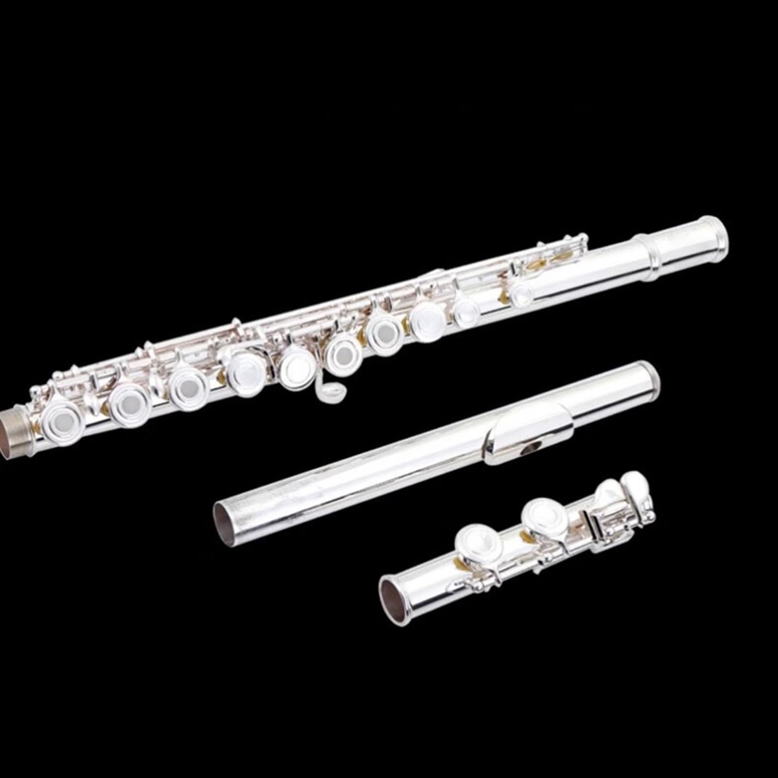 strumento flauto 16 Fori Di Apertura E Chiusura Flauto Placcato In Argento C-tune Principiante Bambini Adulti Grado Esame Strumento Per Banda flauto traverso
