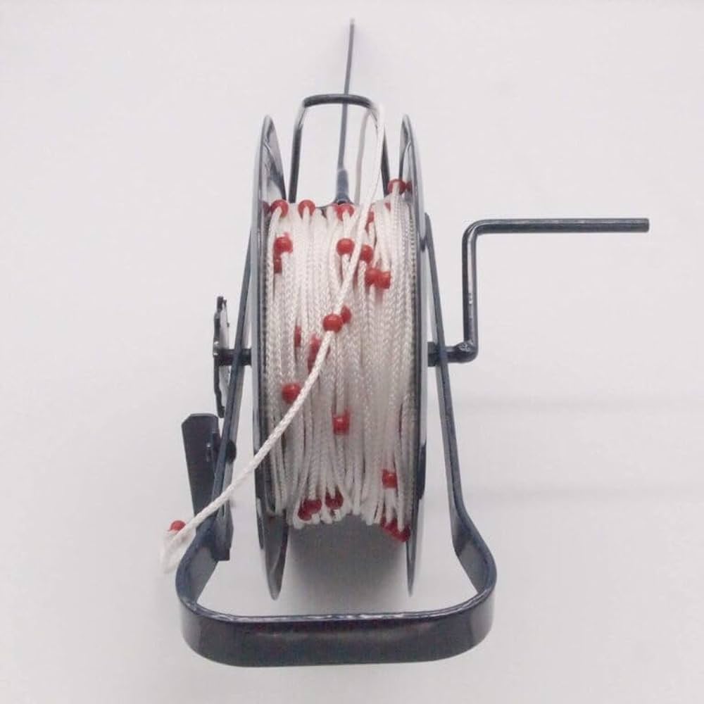 Amazon | (株)コジマ 田引車 (田引車8寸間隔目盛付ロープ60m巻済) | 農具