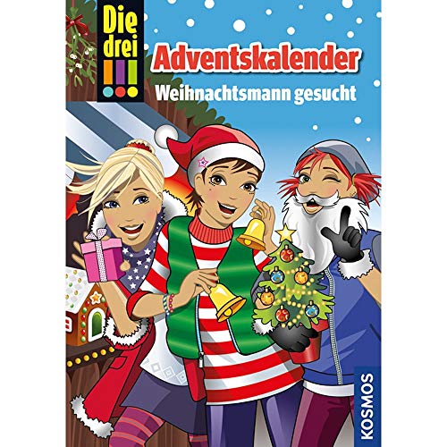Die drei !!! Der Adventskalender: Weihnachtsmann gesucht! Mit Extra: Geschenkpapier