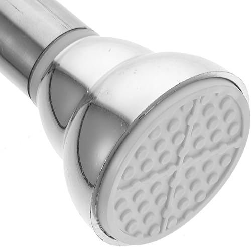 Miniatura 6 de Cabilock Barra de cortina de ducha cortinas de ventana negras cortinas barras de armario ajustables barra retráctil barra de ducha curva tensión