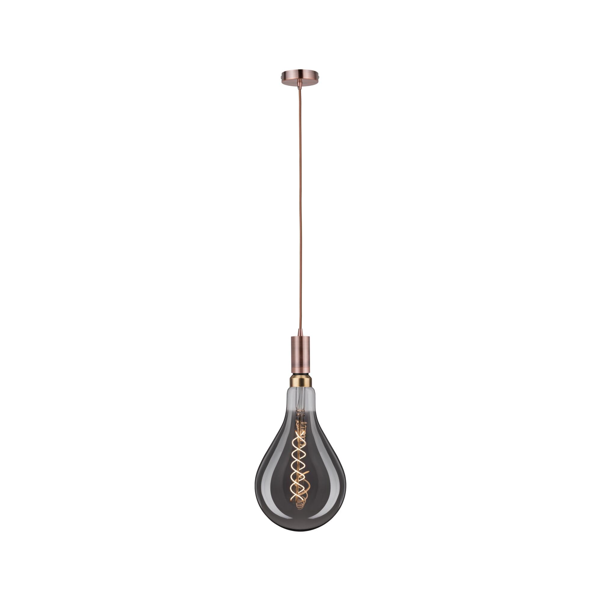 Paulmann 28858 Lampadina LED 1879 BigDrop filamento 150lm 7 W dimmerabile vetro opaco Vintage 1800 K E27