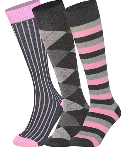 Image of Mysocks Unisex Extra Fine Combed Cotton Knee High Socks, Hand Linked Toe, Soft Latex Band