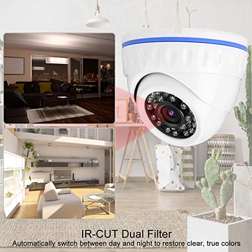 Telecamera dome di sicurezza HD,4 in 1