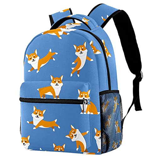 Sac à dos femme motif pieuvre et feuilles bleues style unique
