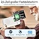OiDiPi DAB Radio mit Bluetooth, wiederaufladbares UKW-Digitalradio, Radios batteriebetrieben, tragbares DAB+ Radio, Küchenradio mit 80 Voreinstellungen, 2,4-Zoll-Farbdisplay, Dual-Wecker, Sleeptimer