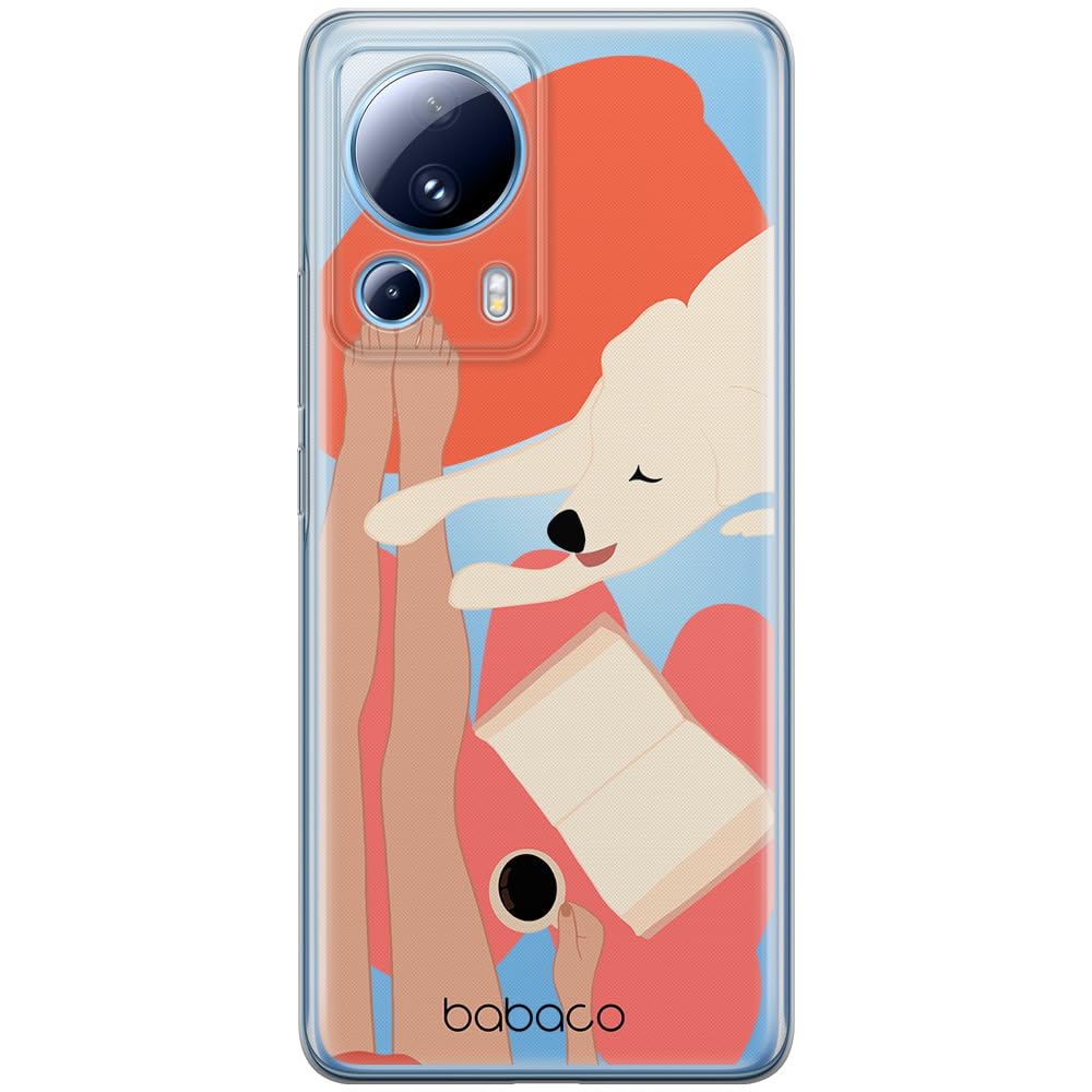 Babaco ERT GROUP mobile phone case for Xiaomi 13 LITE/CIVI 2 original and officially Licensed pattern Dogs 002 optimally adapted to the shape of the mobile phone, partially transparent