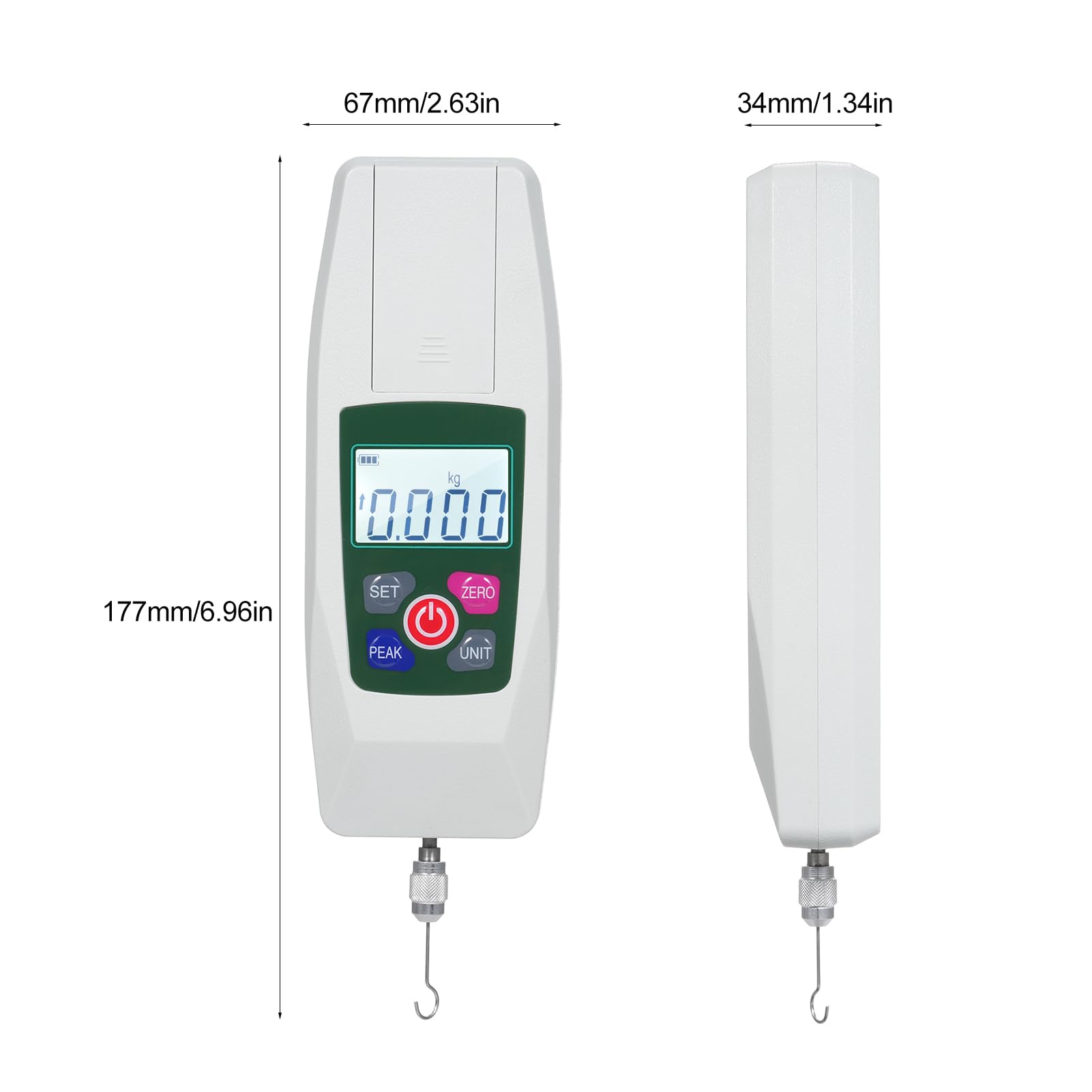 Digital Force Gauge, Push Pull Gauge Portable Force Meter - Image 3