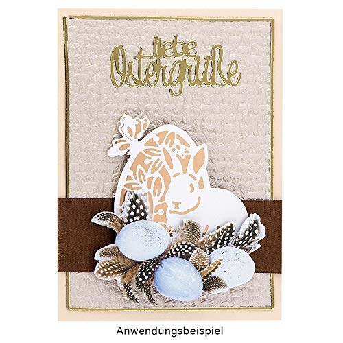 Fustelle a forma di Pasqua, 7,6 x 7,5 cm, 8,2 x