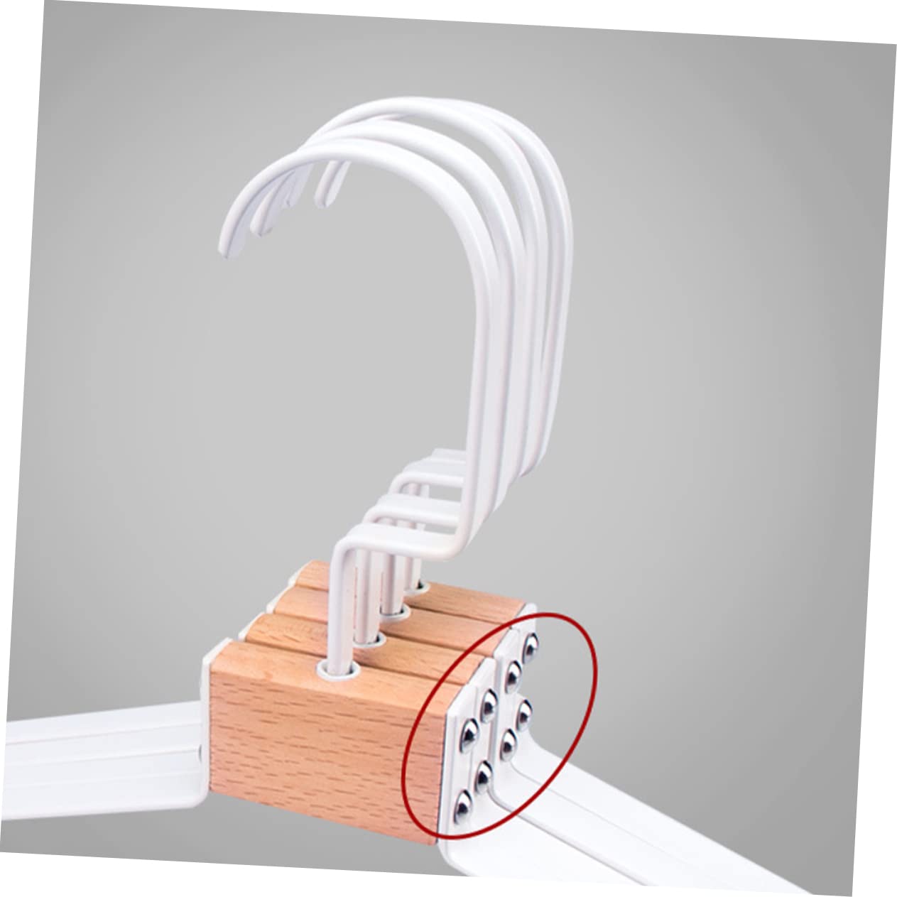 Zerodeko Artefacto de Percha de Ropa Moderno Antideslizante Hogar Infantil Perchas Engrosadas de Madera y Metal para Colgador de Ropa y Perchero