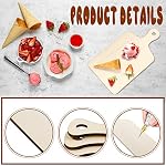 Vmiapxo 16 Pcs Unfinished Wooden Cutting Boards with Handle, 11.8" x 6.3" - Image 4