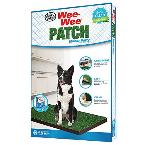 Four Paws Wee-Wee Patch Medium Indoor Potty Dog Housebreaking Tray, 20' by 30'