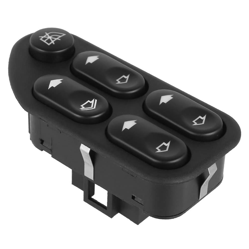 Interruttore Finestra Pulsantiera Interruttore di Comando Alzacristallo Elettrico per Ford per Ranger per Fiesta per Ecosport 2004-2008 Interruttore A Pulsante di Ricambio 7S6514529AA