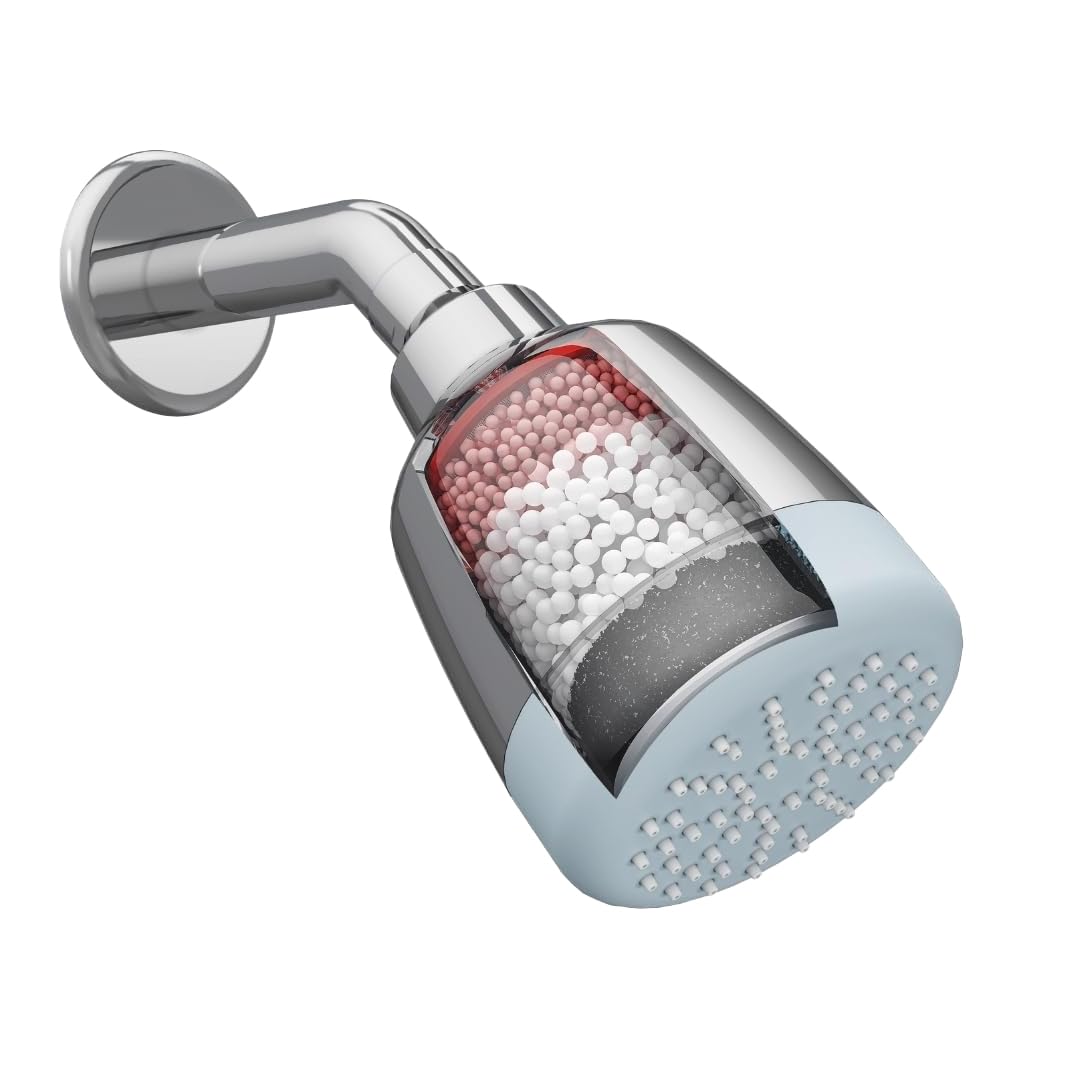 WaterScience CLEO Shower Filter for Bathroom | Hard Water Softener for Hair and Skin | Water Softener for Home - CLEO-SFS-423