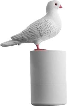 Hand Soap Dispenser, Automatic, Contactless, Foaming Pump, Pigeon, Birds, Funny, Unique, Fun, Rechargeable, Standing Type, Bathroom, Kitchen, Washroom, Stylish, Interior, Gift, Adults, Kids