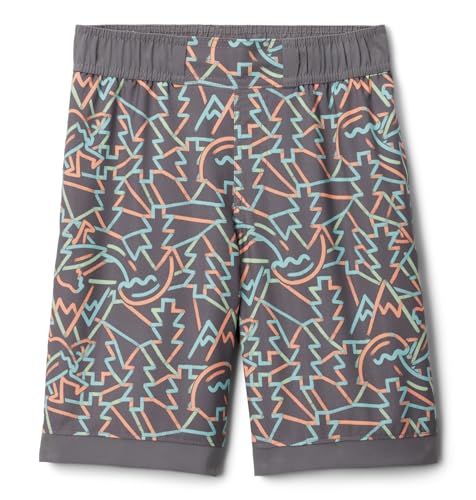 Columbia Youth Boys Sandy Shores Boardshort, City Grey Camptastic, Small