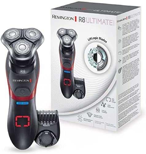 Remington Rasoir Electrique Homme, Tête Rasage Multidirectionnelle, Lames LiftLogic (Précision et Confort) Tête Tondeuse avec Guide de Coupe Réglable (1 à 5mm), Tondeuse Précision, Etanche - XR1550