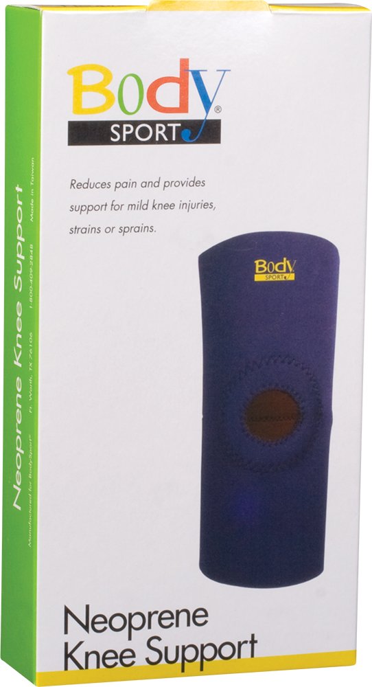 Body Sport Neoprene Knee Support Open Patella Design, Small