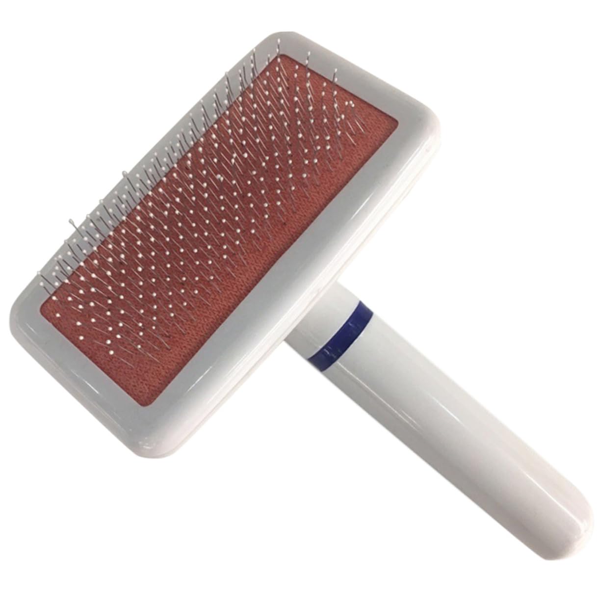 Toyvian Brosse pour Chiens et Chats Toilettage Facile Poils Courts et Longs Manche Ergonomique Accessoire de Soin pour Animaux de Compagnie