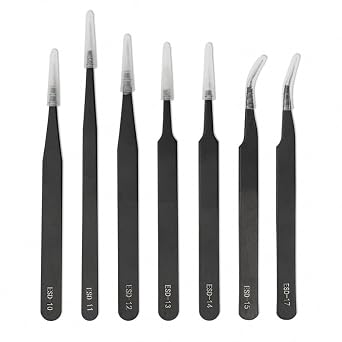 CERAKOTE Anti-Static Tweezer 7 pcs Set