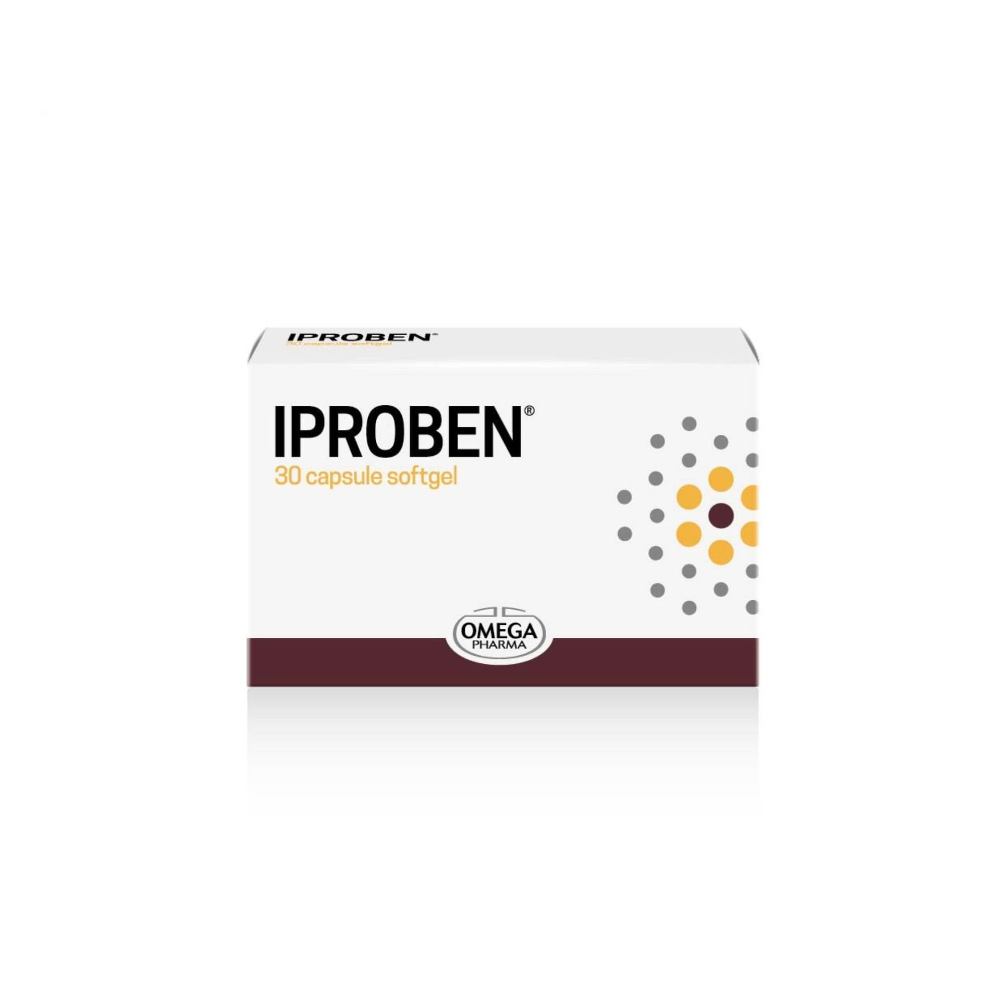 Omega Pharma - Iproben, Integratore Alimentare Utile per Favorire la Funzionalità della Prostata - 30 Capsule
