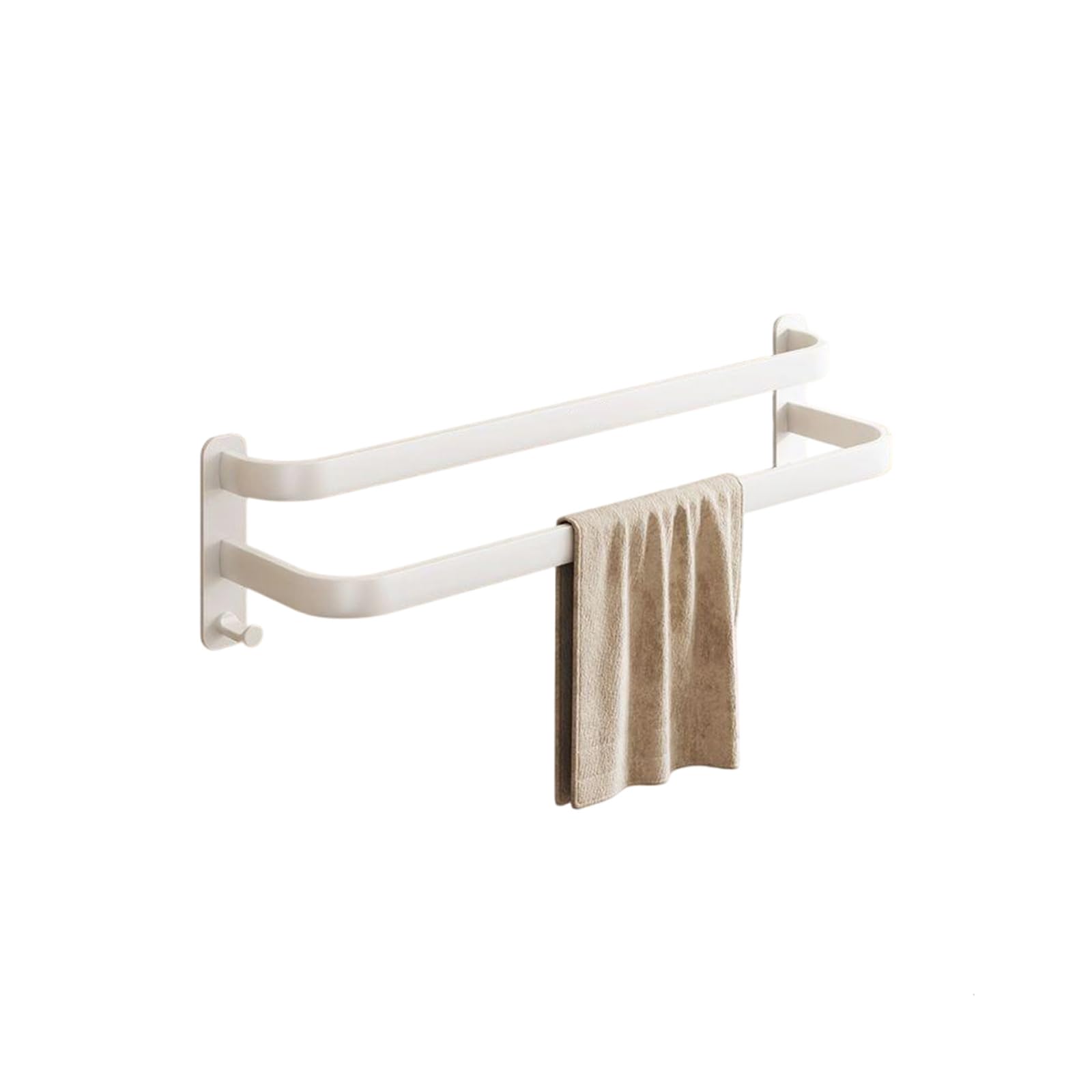 Porte serviette double couche en aluminium pour un séchage rapide et sans rouille
