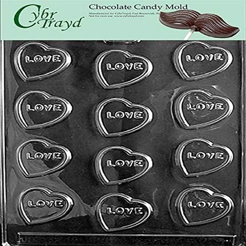 Hearts With Love Chocolate Candy Mold