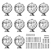 Sunmall 10 Pcs 30mm Round Diamond Crystal Cabinet Knobs Drawer Pull Handle Kitchen Door Wardrobe Hardware Used for Cabinet, Drawer,Dresser, Cupboard,Wardrpbe Furniture with 3 Kinds of Screws