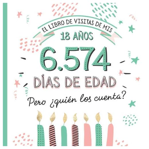 El libro de visitas de mis 18 años: Decoración y regalos originales para el 18 cumpleaños – Ideas para hombre y mujer - 18 años en días - Libro de firmas para felicitaciones y fotos de los invitados