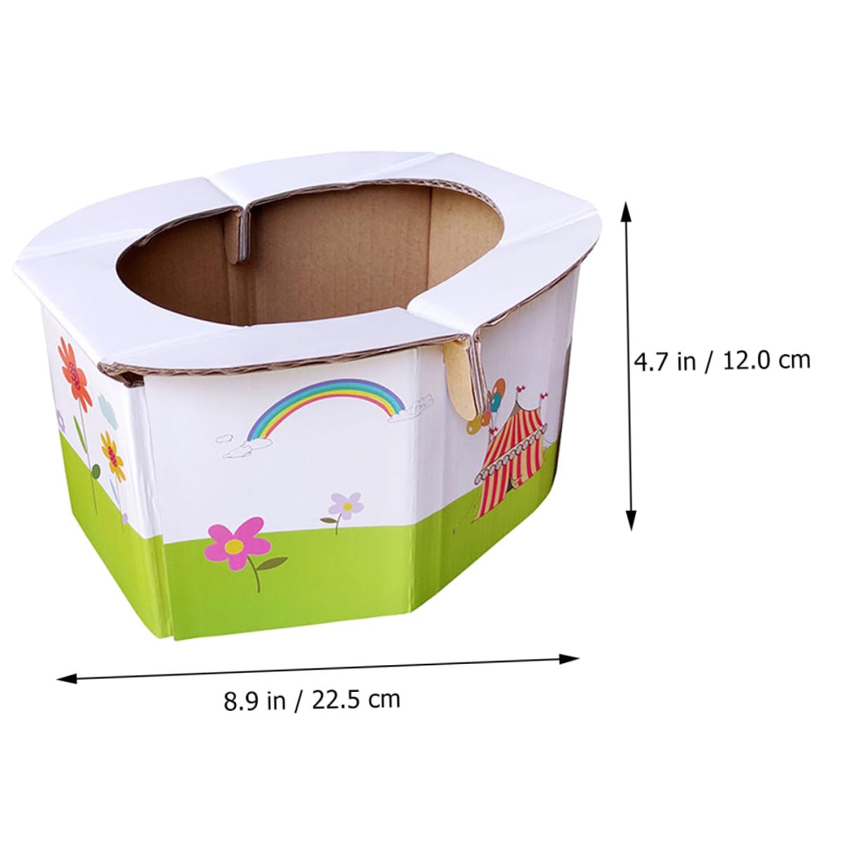 VANZACK Foldable Portable Travel Toilet Seat for Boy Girl and Lightweight Compact Potty for Outdoor Car Use with Convenient Travel Potty Chair for Boys