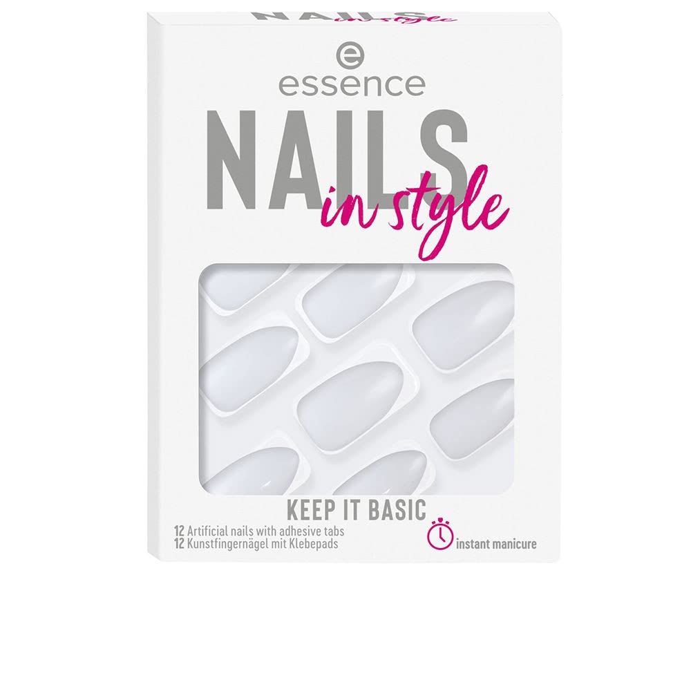 Nails in Style uñas artificiales #15-Keep it Basic 12 u