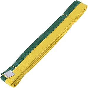 Playwell Plain Coloured Gold Grading Belts Choi Kwang Do Adults Childrens Kids E
