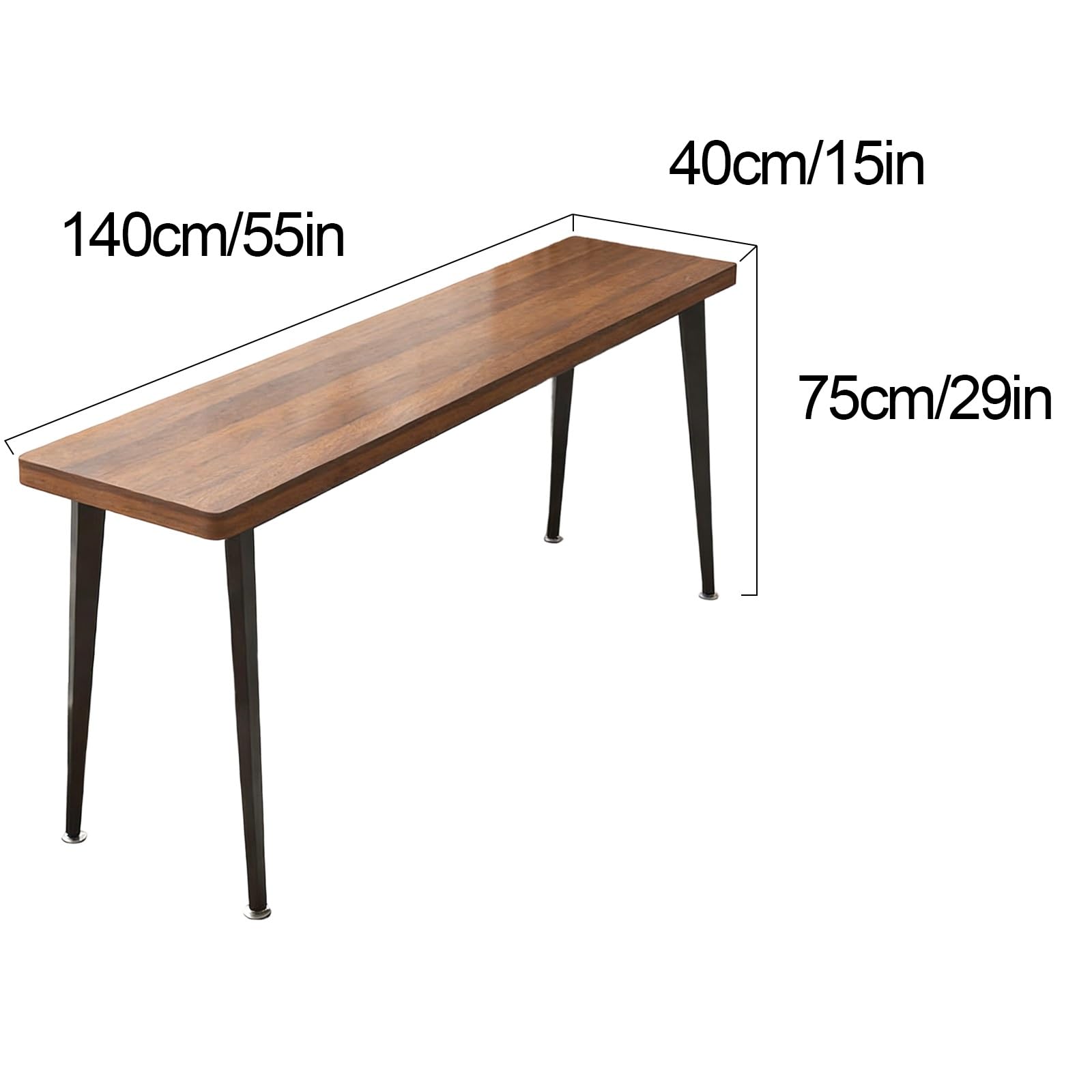Bancone Bar da Casa, Penisola Tavolo, Multiuso per Cucina, Sala da Pranzo, Ingresso, Robusto e Durevole, Facile da Montare(140x75x40cm/55x29x15in)