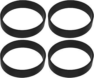 Briny River 4 correas de goma de repuesto para aspiradora 301289 301289G compatible con aspiradoras verticales Kirby Heritage 1 Legend Legend 2, color negro