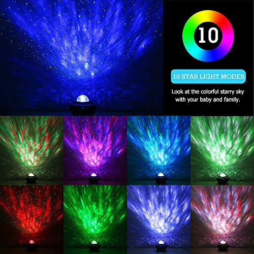 Star Projector, 3 in 1 Galaxy Projector for Bedroom, Starlight Projector with Bluetooth Speaker and Remote Control… 7 Star Projector, 3 in 1 Galaxy Projector for Bedroom, Starlight Projector with Bluetooth Speaker and Remote Control… - Image 7
