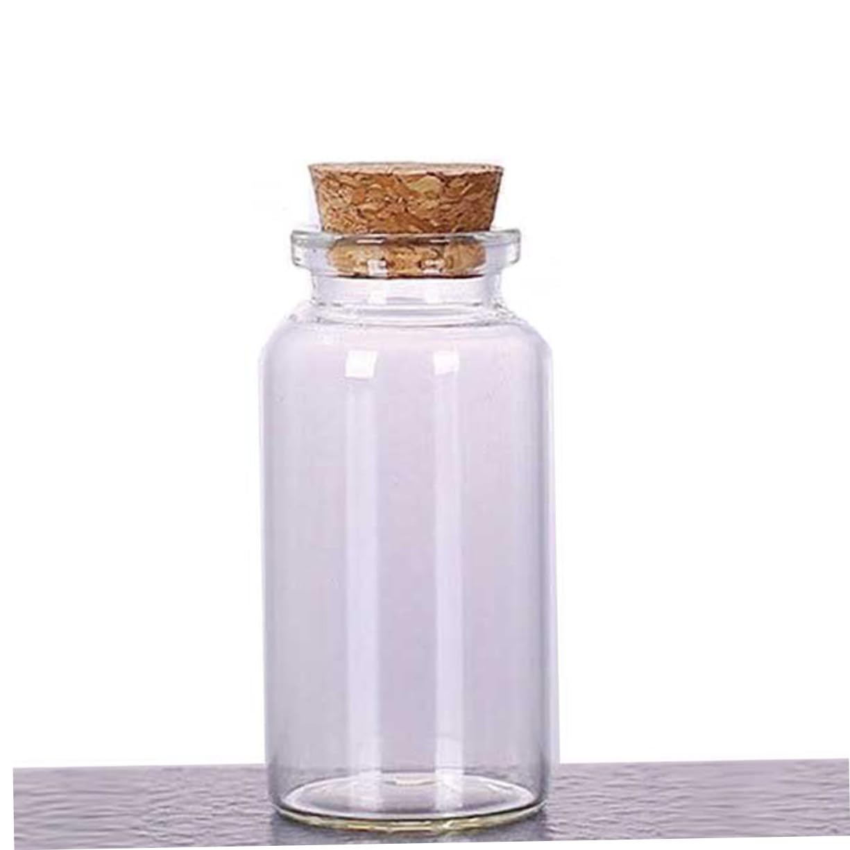 Kleiner Glasflaschen aus Glas mit Korken, 55ml, Auslaufsicher