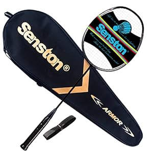 Senston Badminton Racket N80 Graphite Single High-grade Badminton Racquet,Carbon Fiber Badminton Racket,Including…