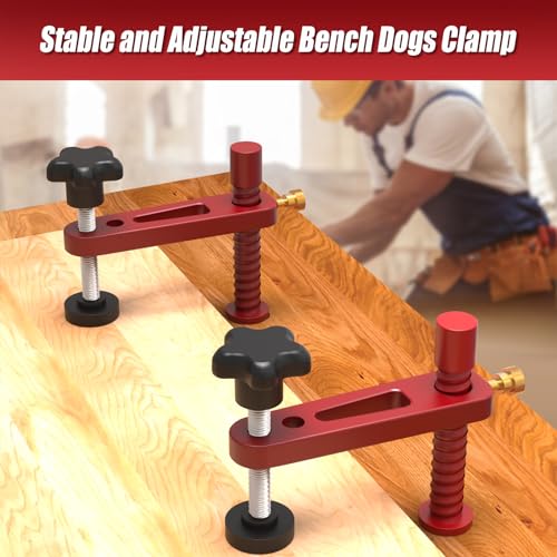 2Pcs 20mm Bench Dog Clamp, 20mm Bench Dog Quick Acting Hold Down Clamp - Image 2