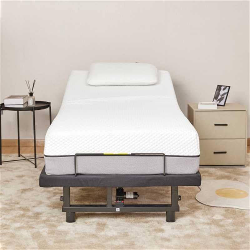 Anwick Twin XL Adjustable Bed Frame with Remote, Adjustable Bed Base with Head &amp; Foot Incline, Anti-Snore, Electric Bed Frame with Height-Adjustable Legs (Twin XL Black)
