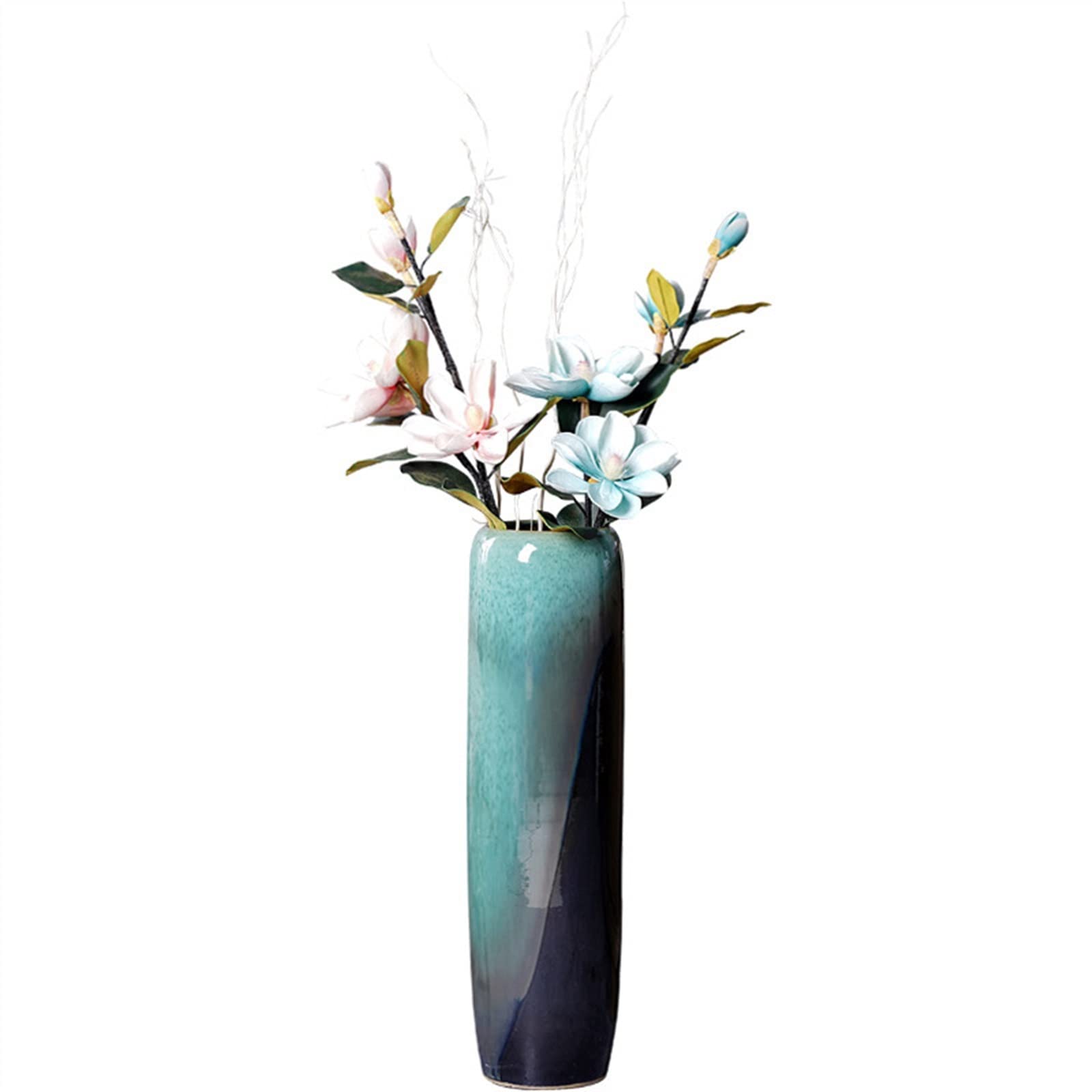 Bzgpmfud One Color Vase Desktop Flower Ceramic Floor Living Room Porch Arrangement Decorative Ornaments Decoration