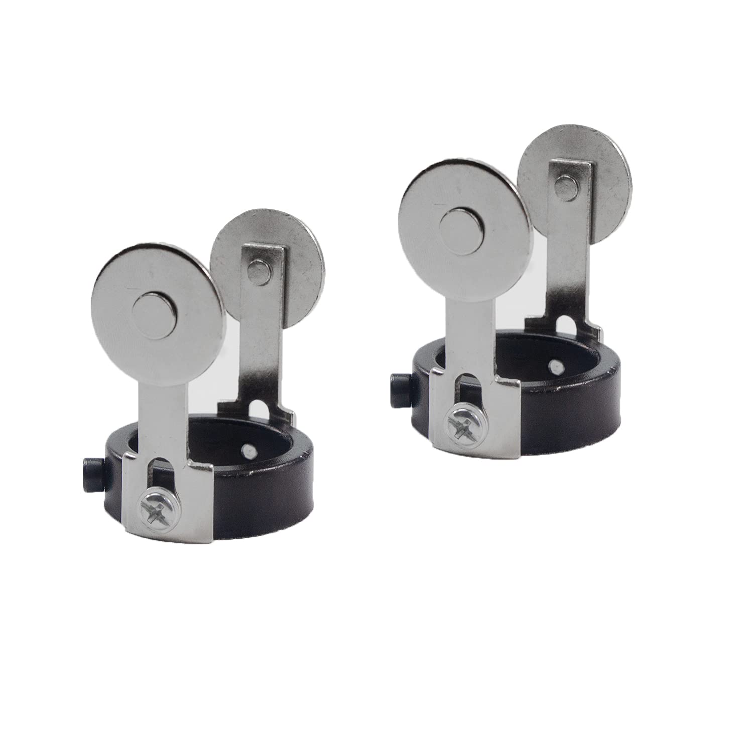 Autoly roller guide wheel, gasket brass plasma cutter guide wheel ball suitable for pilot arc start, with 2 screws, suitable for P80 plasma cutting torch-black (2pcs)