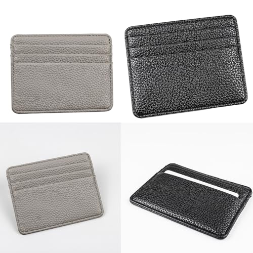 Elegant Leather Card Holder Wallet with Coin Purse for Daily and Professional Use (Blue)2