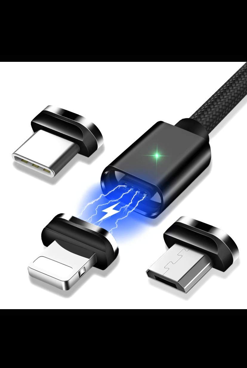 MANOGYAM Charging Usb Magnetic Cable 3 In 1, 1 Meter For All Type Smartphone (Type-C/Ios/Micro), Black (B07XVDPGWV) Amazon Price History, Amazon Price Tracker