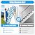 Attic Ladder Pull Down System, Wall-Mounted Folding Stairs, Retractable Attic Stairs 10.17ft, Loft Ladder for Home Garage loft Storage, Maximum Load Capacity 882 lbs (Blue)