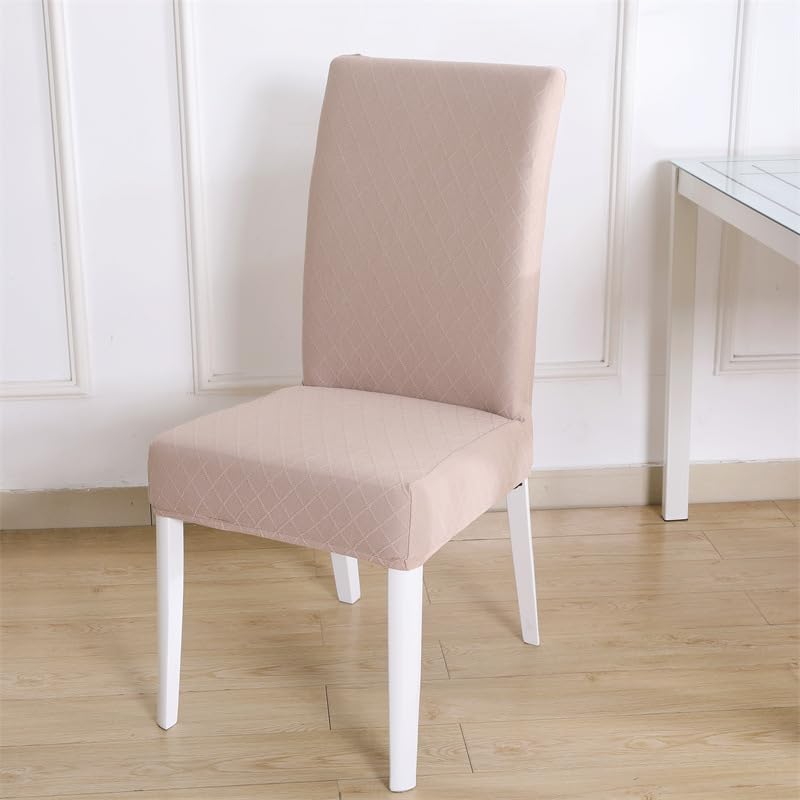 Housse de chaise de salle à manger rose idéale pour décoration de maison et réception