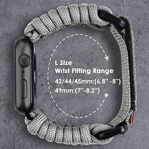 VISOOM Braided Strap Compatible with Apple Watch Straps 46mm 42mm 44mm 45mm 49mm - Image 4