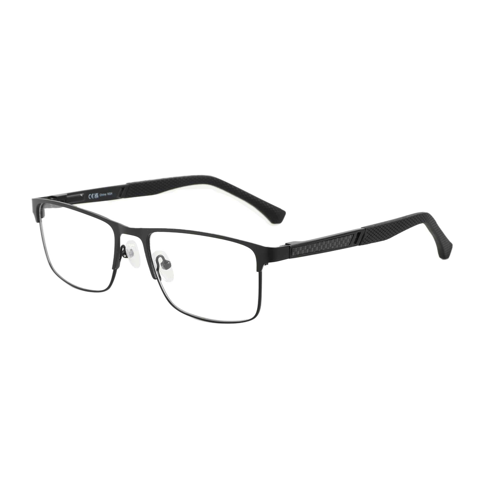 ZENOTTIC Blaulichtfilter Brille Herren,Lesebrille Rahmenlos Metallgestell Sport Computerbrille