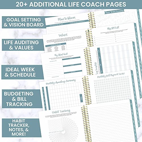 Bloom Daily Planners 2023-2024 (8.5" X 11") Academic Year Day Planner (July 2023 - July 2024) - Weekly/Monthly Dated Agenda Organizer With Tabs - Spread Kindness #TOP3