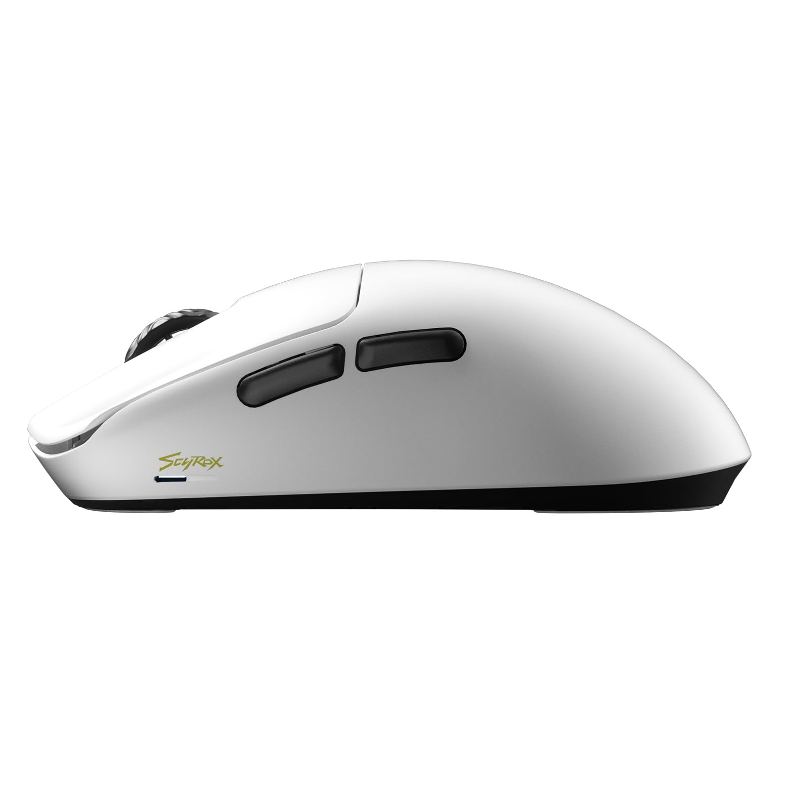 SCYROX V6 Lekka bezprzewodowa mysz do gier, 40 g, czujnik Pixart 3950, 8K Dongle w zestawie, biała