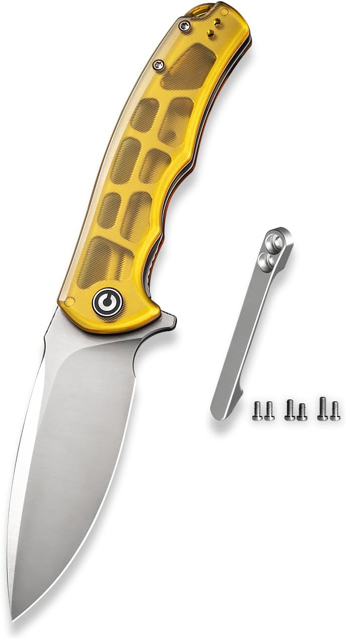 CIVIVI Praxis Pocket Knife Bundled with TI CLIP